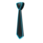 Neon Blue Tie
